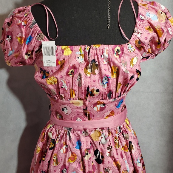 Dress Shop Disney Dooney & Burke Pink Dog Dress - Picture 7 of 8